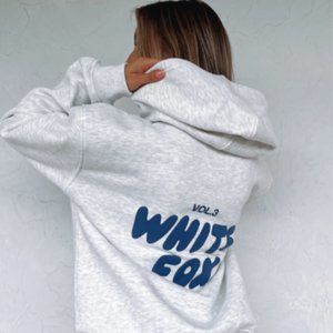 White Fox Boutique Offstage Hoodie in Mineral Grey